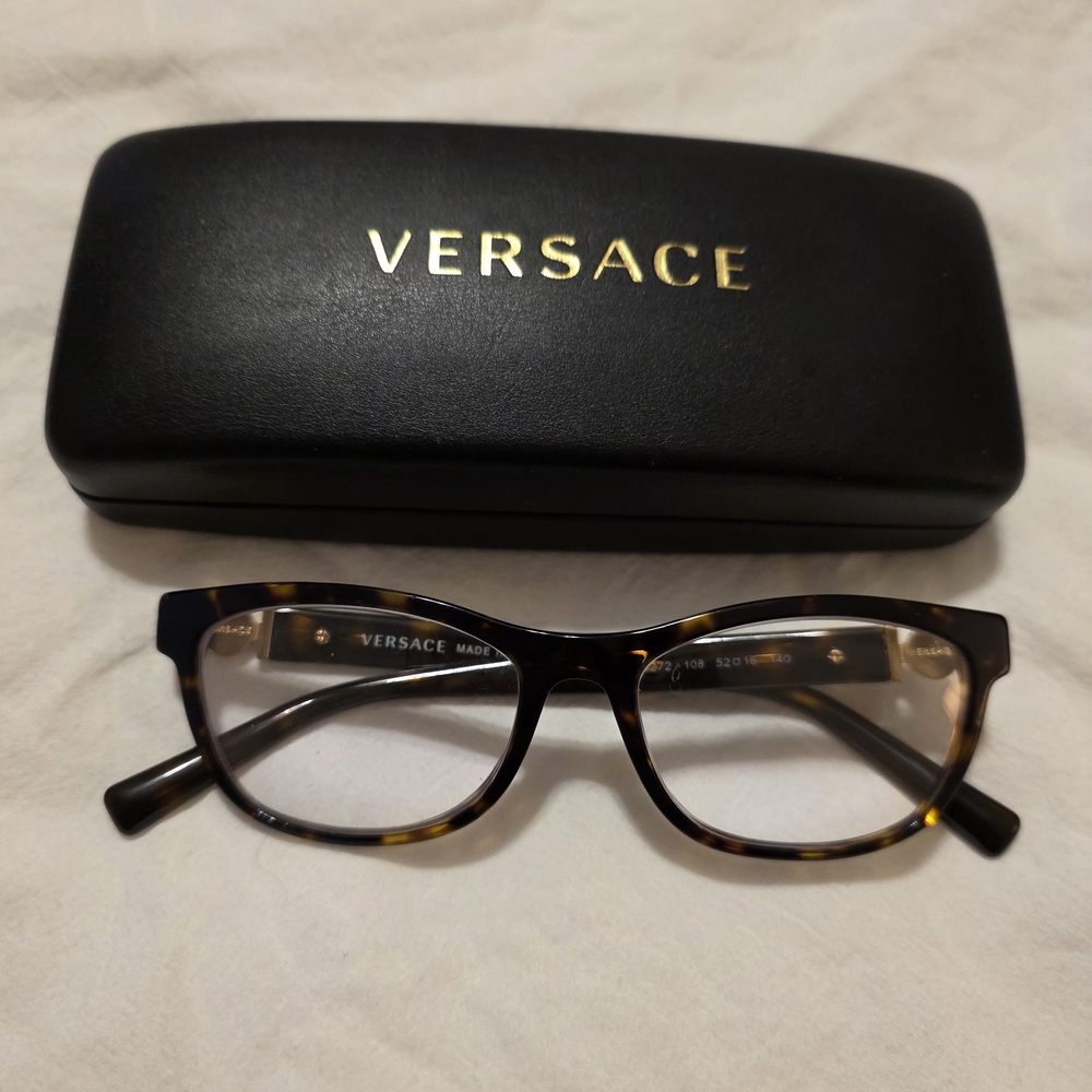 Versace Tortoiseshell Eyeglasses